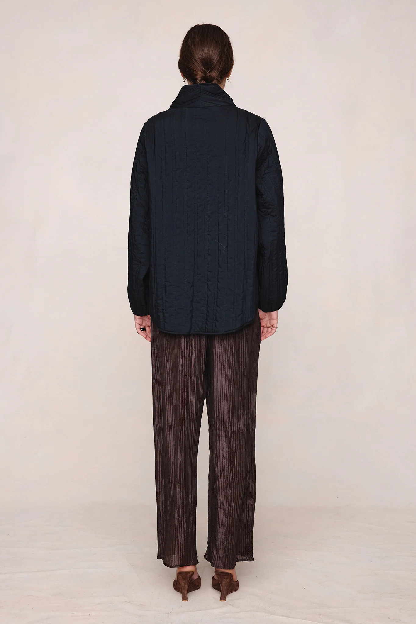 AGNES JACKET - BLACK / TAPENADE - Image 5