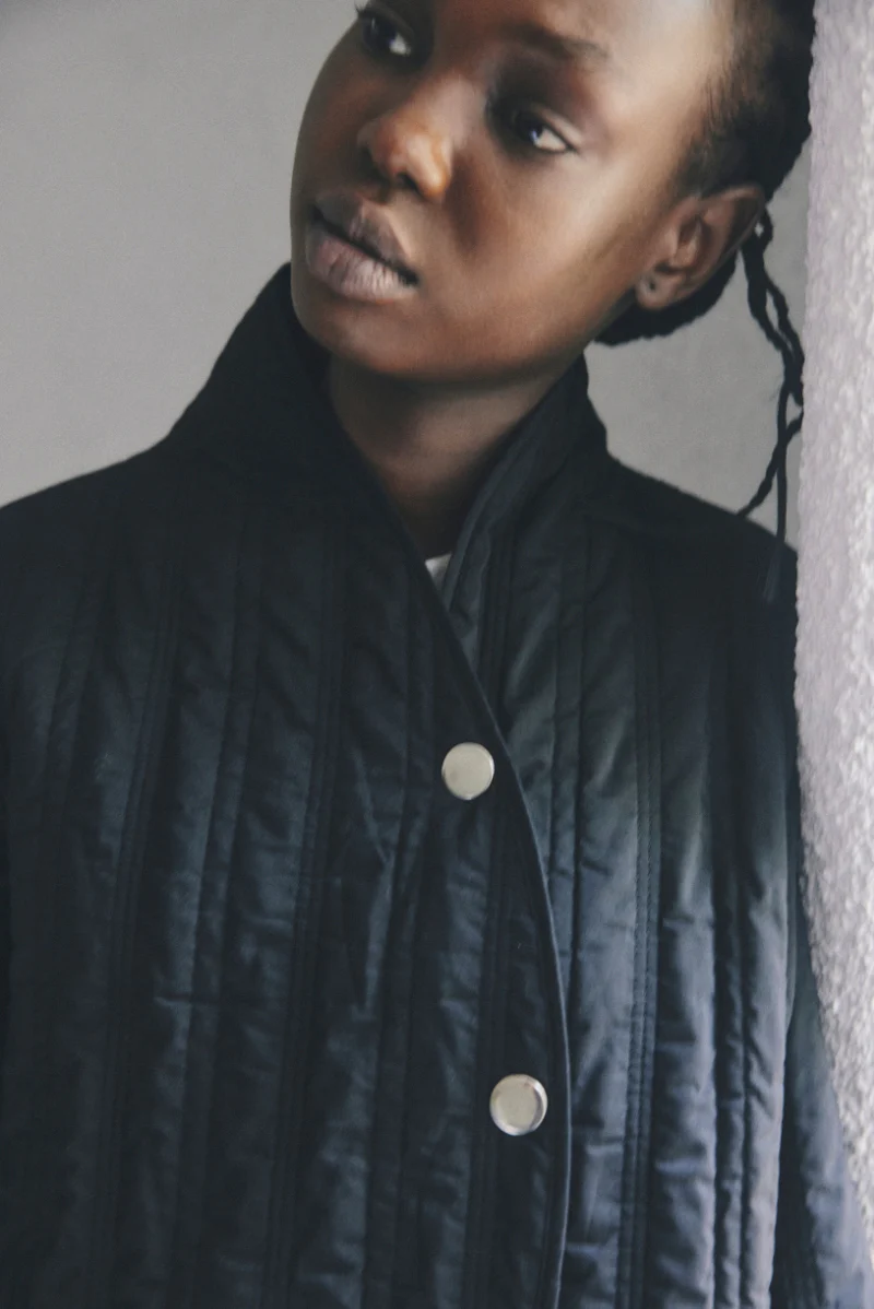 AGNES JACKET - BLACK / TAPENADE - Image 8