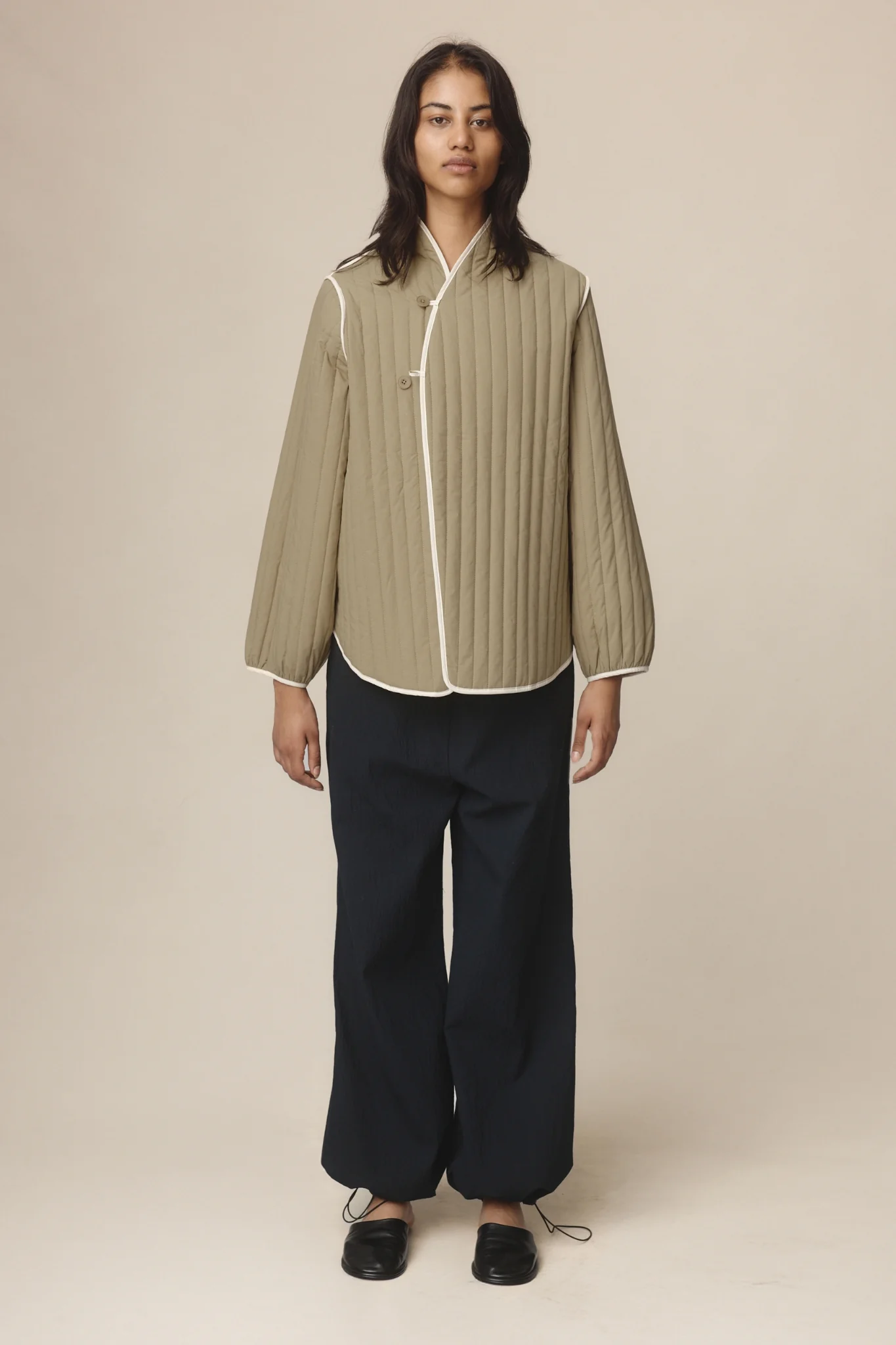 AGNES JACKET - PUTTY - Image 5