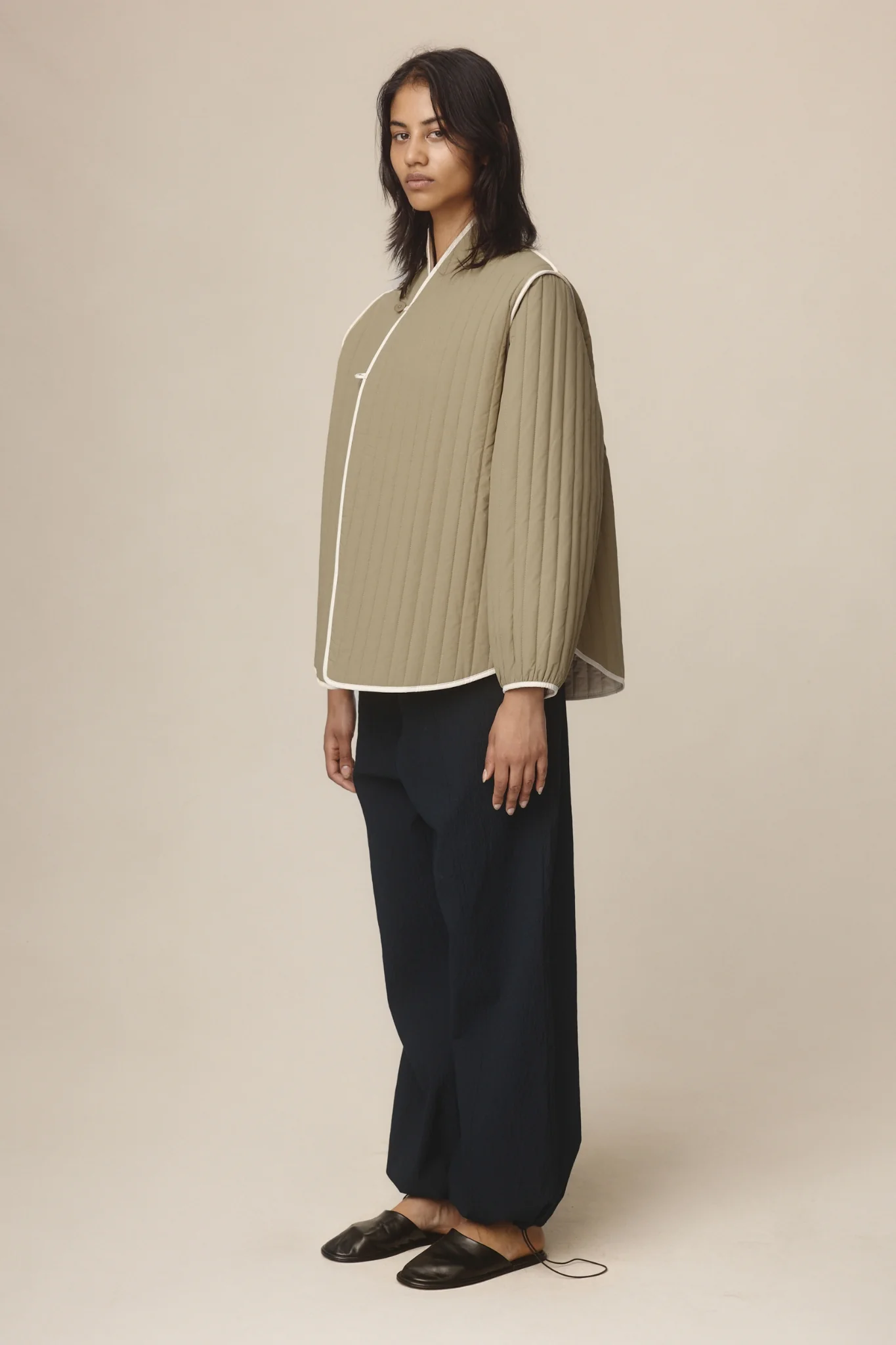 AGNES JACKET - PUTTY - Image 6
