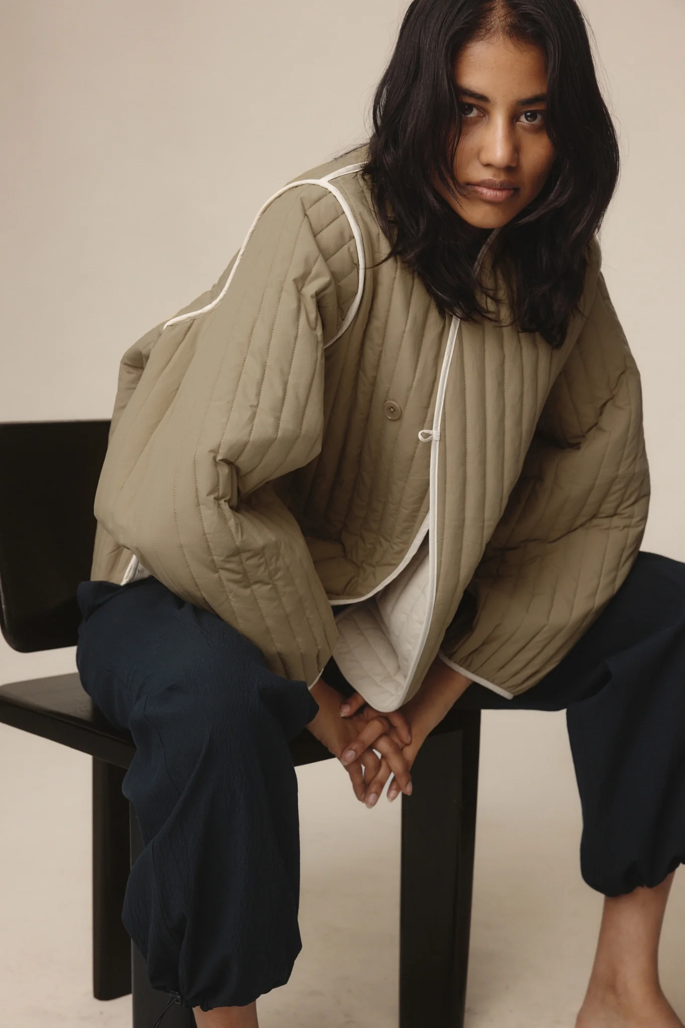 AGNES JACKET - PUTTY - Image 8