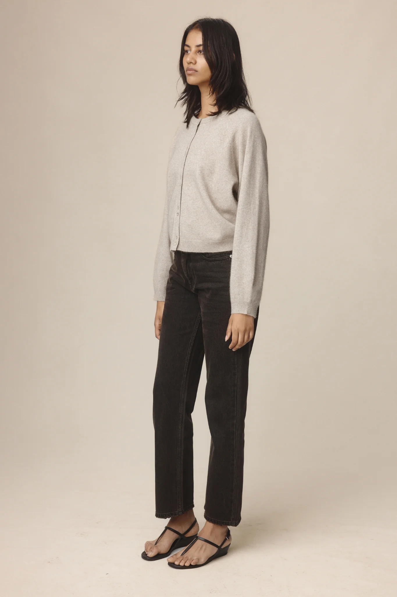 BABETTE CARDIGAN - BUFF - Image 3