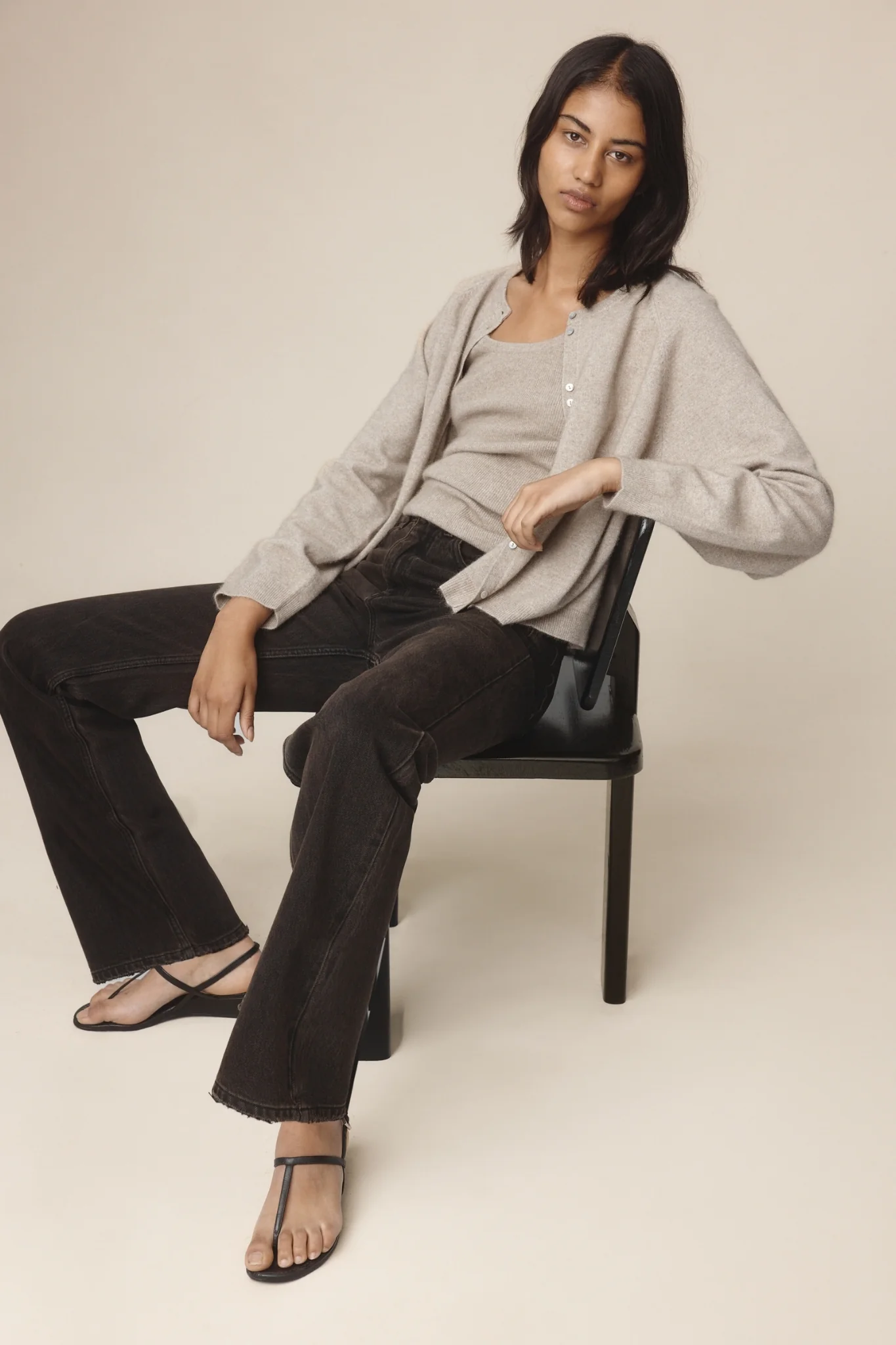 BABETTE CARDIGAN - BUFF - Image 5
