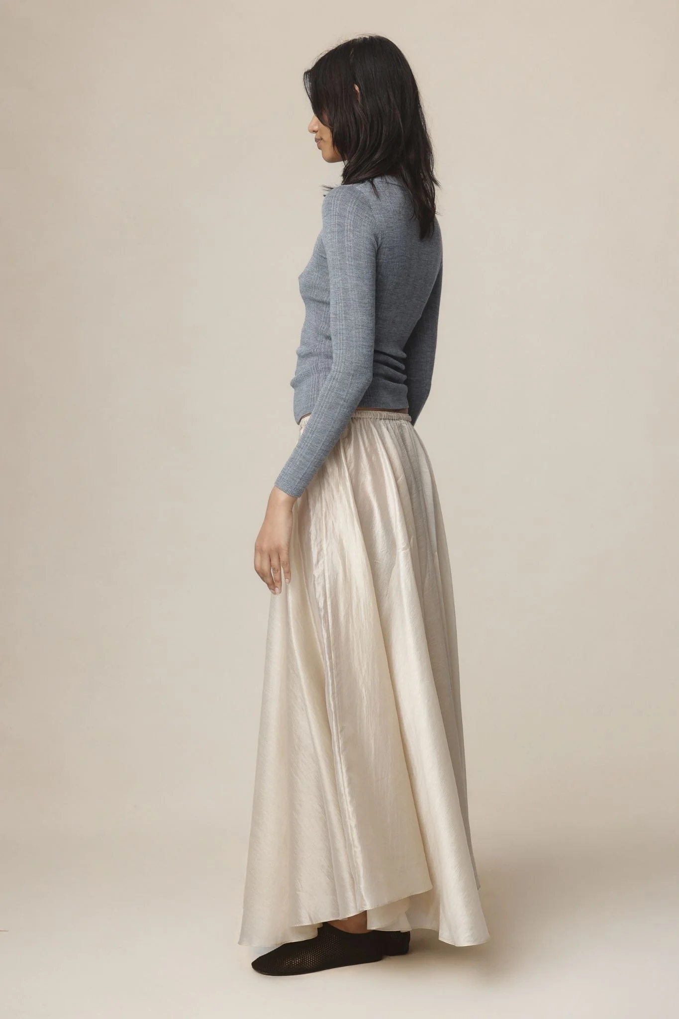 BAYLEY SKIRT - CHAMPAGNE - Image 3