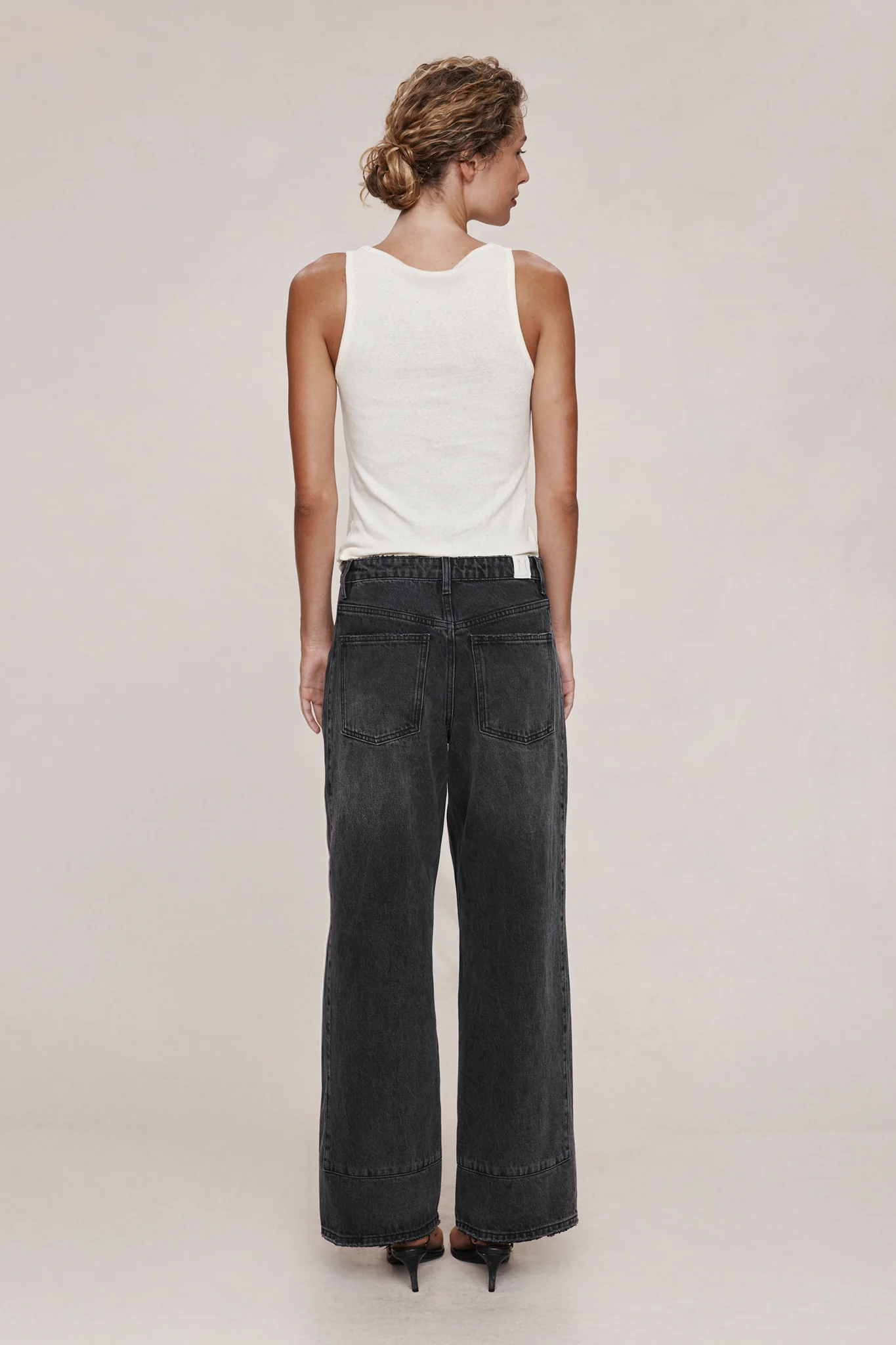 BORDER JEAN - FADED BLACK - Image 4
