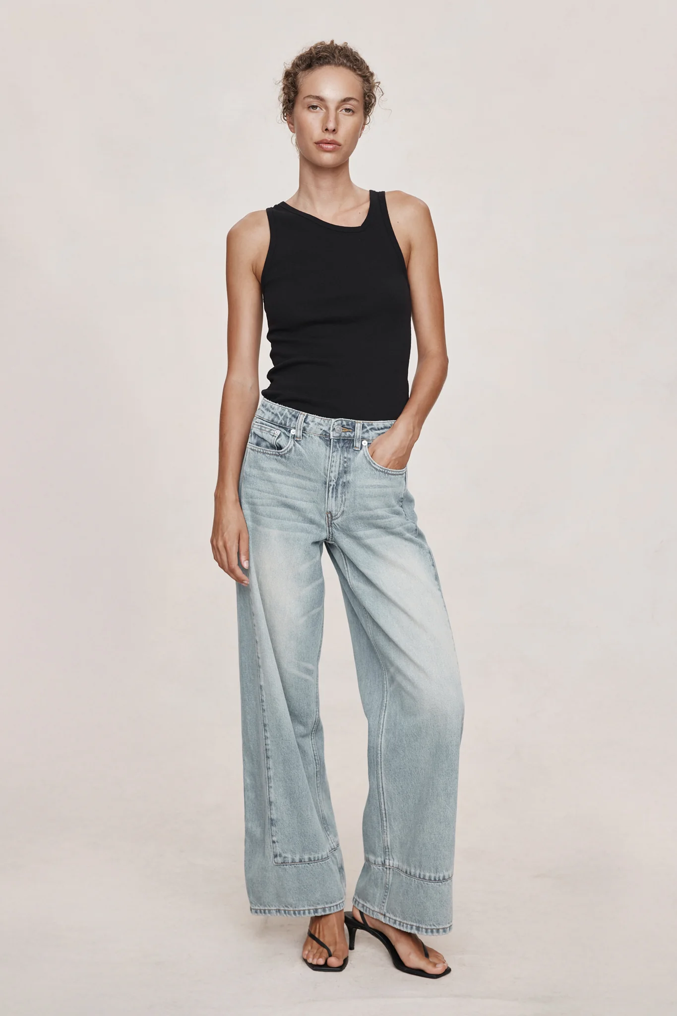 BORDER JEAN - FADED BLUE - Image 3