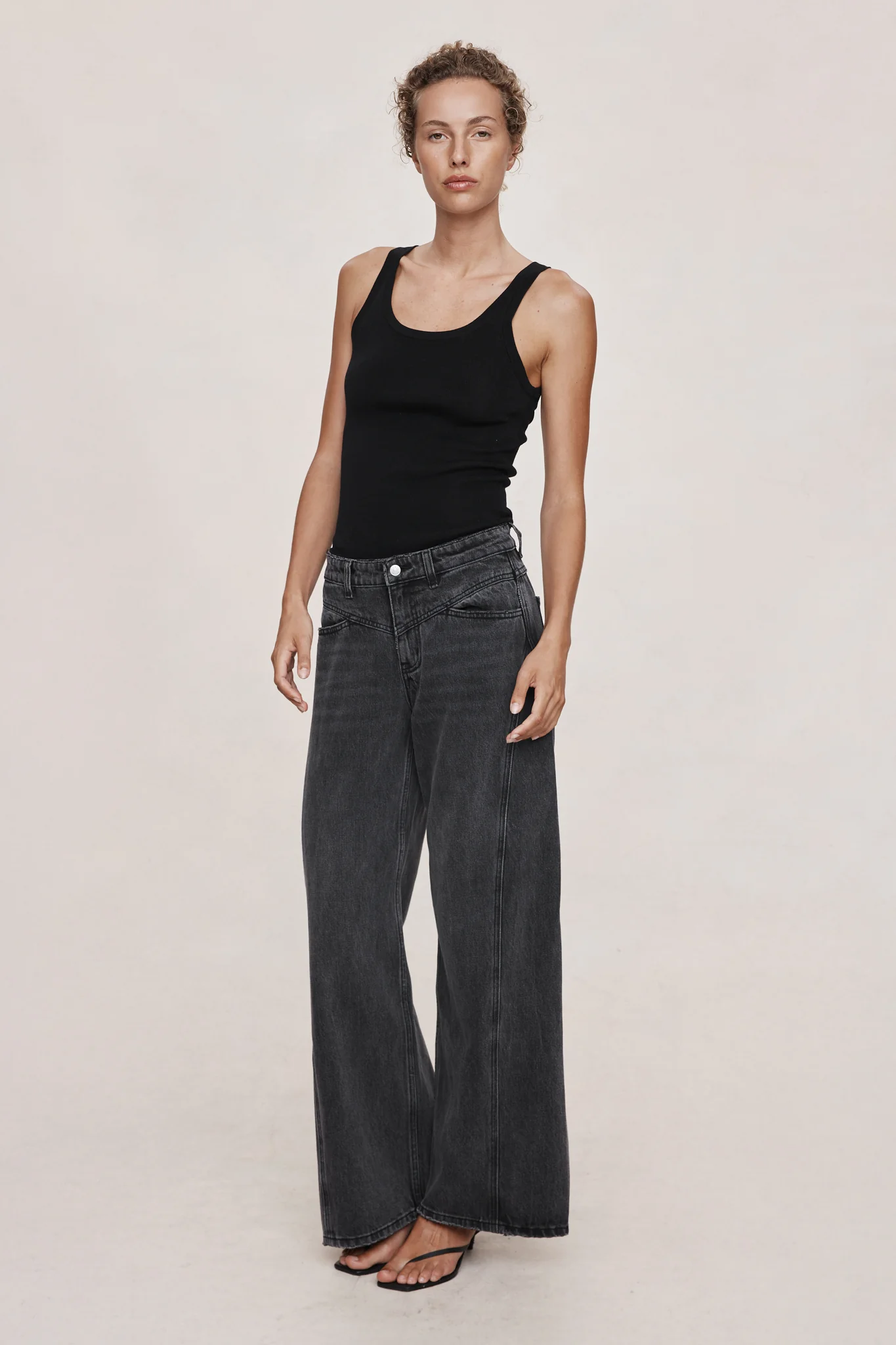 CROSS STITCH JEAN - FADED BLACK - Image 4