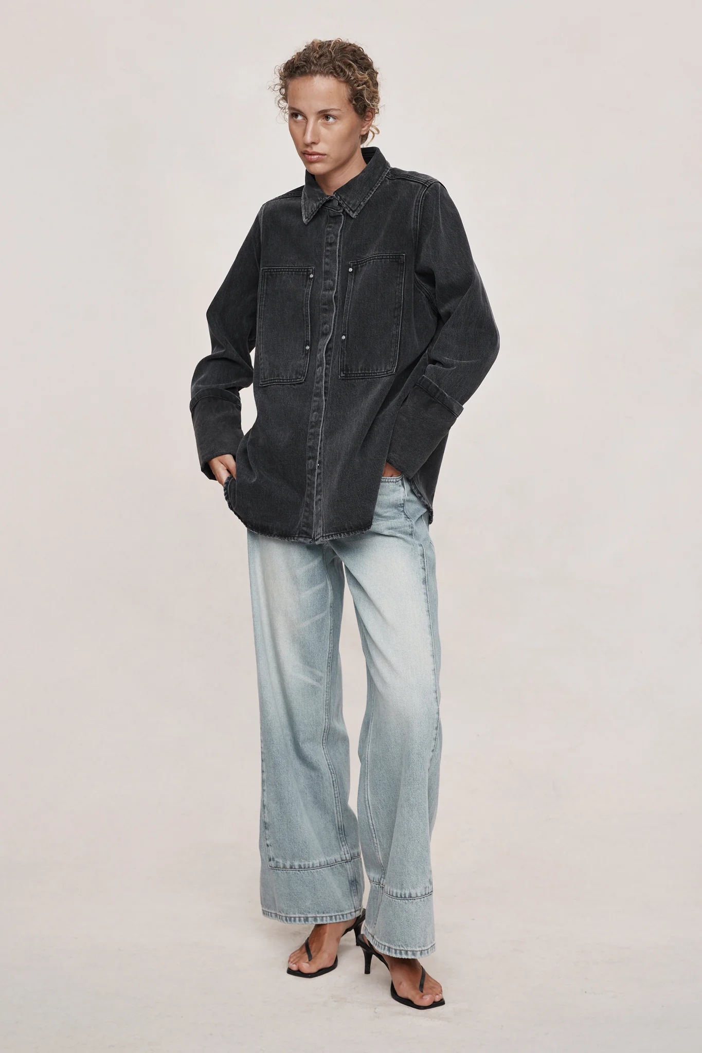 CROSTA SHIRT - FADED BLACK - Image 3