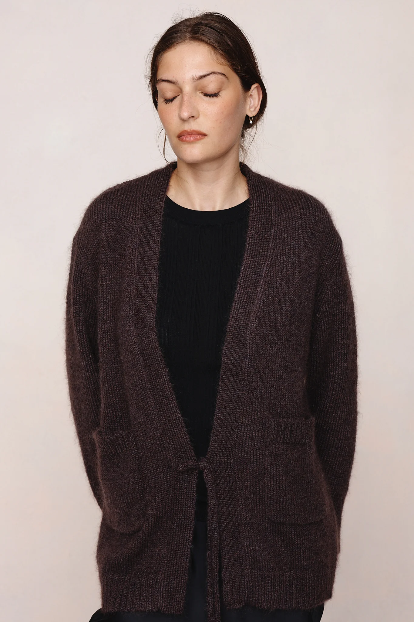 DITA CARDIGAN - TAPENADE - Image 5