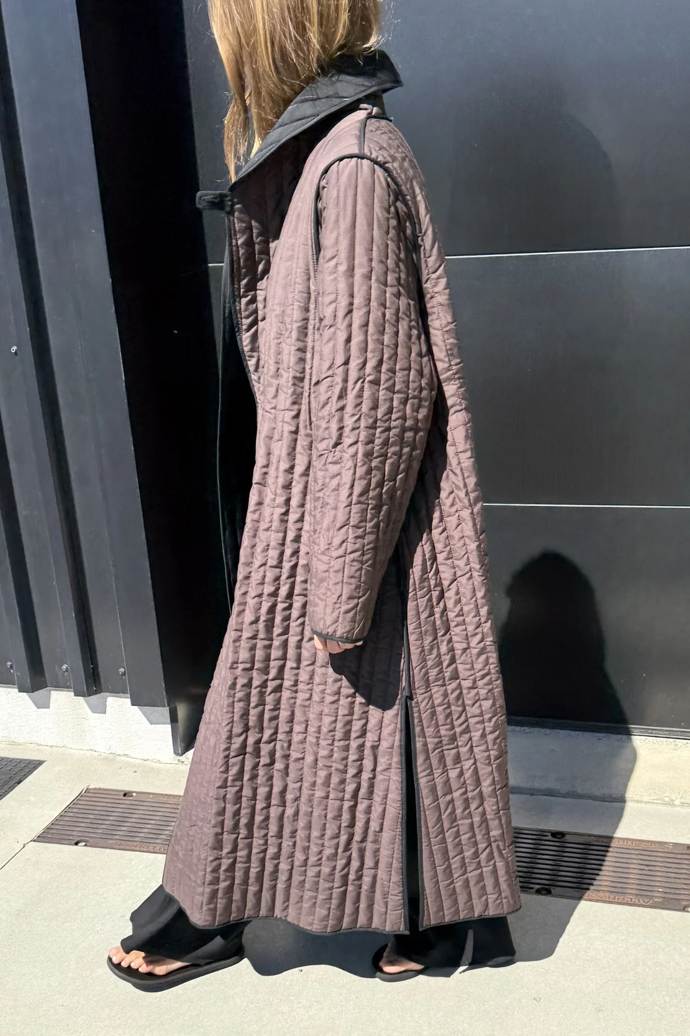 ELI COAT - BLACK / TAPENADE - Image 8