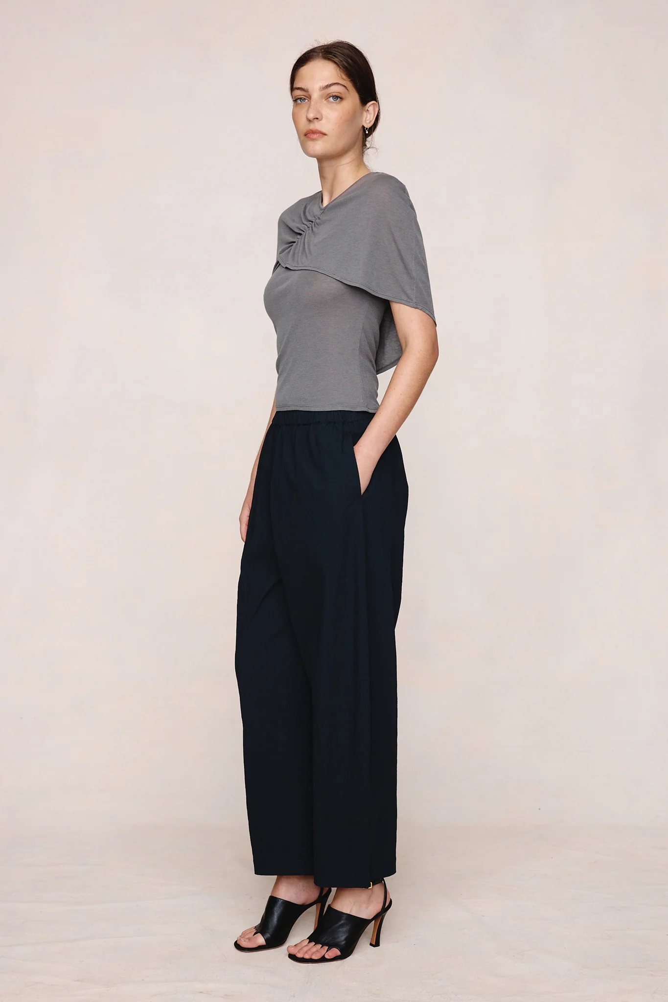 FERRAGO TOP - CHARCOAL