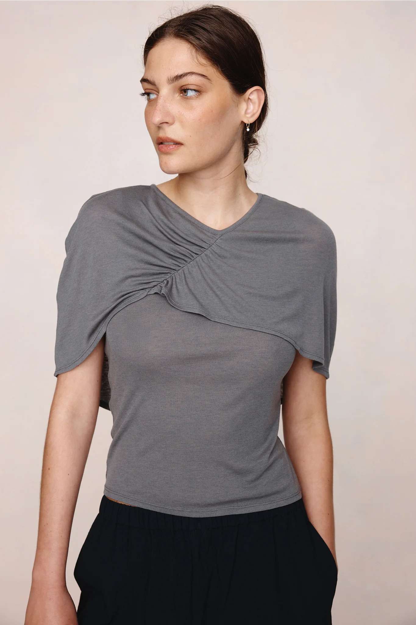 FERRAGO TOP - CHARCOAL - Image 3