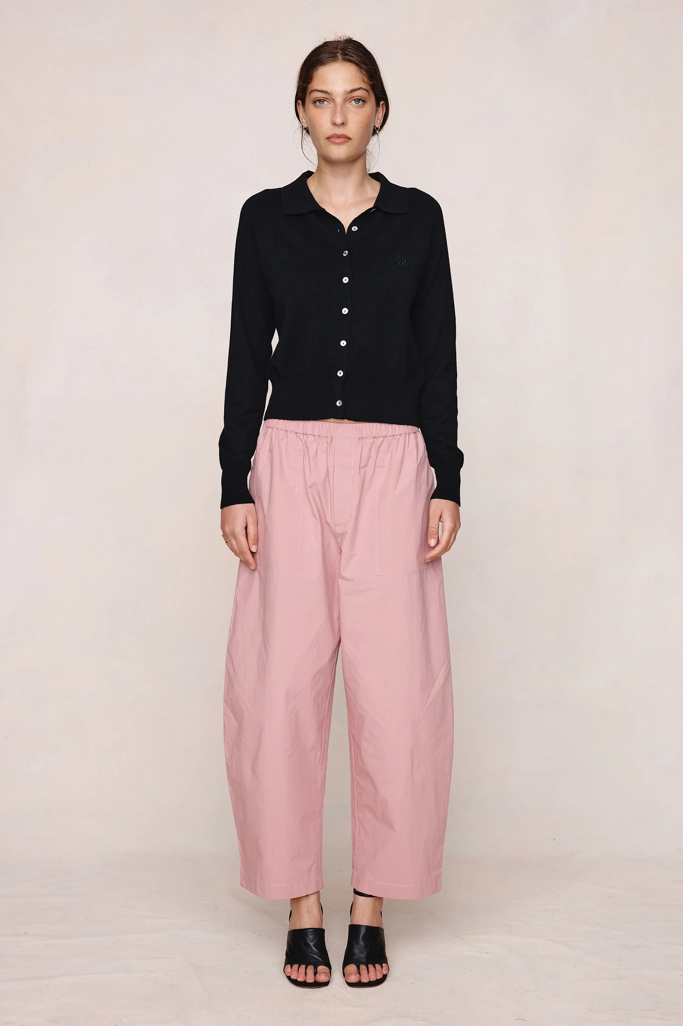 FOUNDATIONS CARDIGAN - BLACK - Image 2