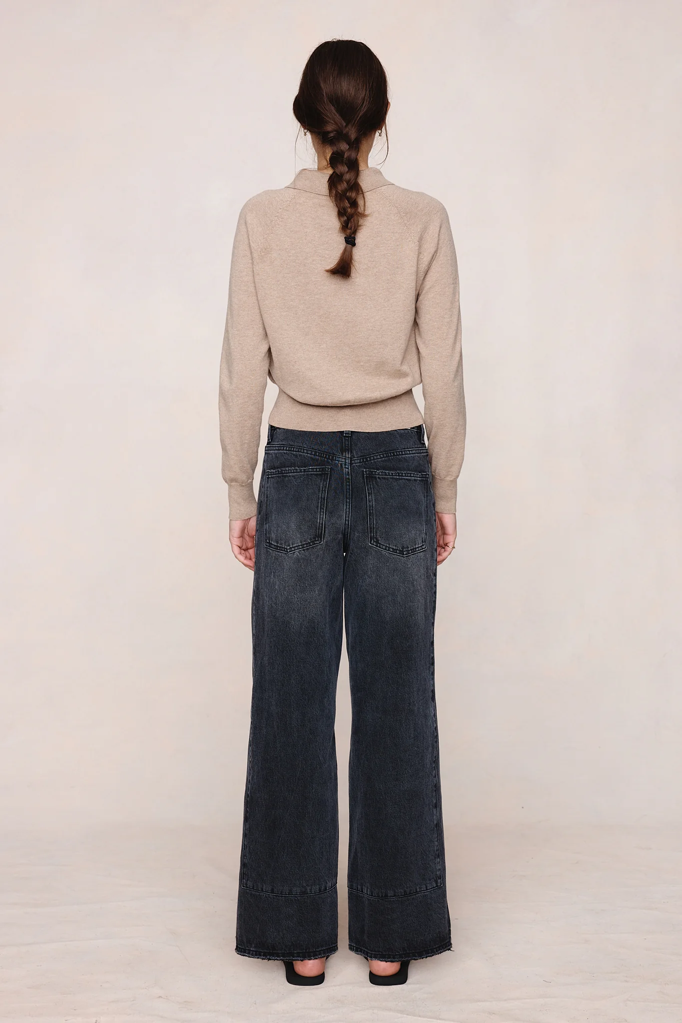 FOUNDATIONS CARDIGAN - OATMEAL - Image 5