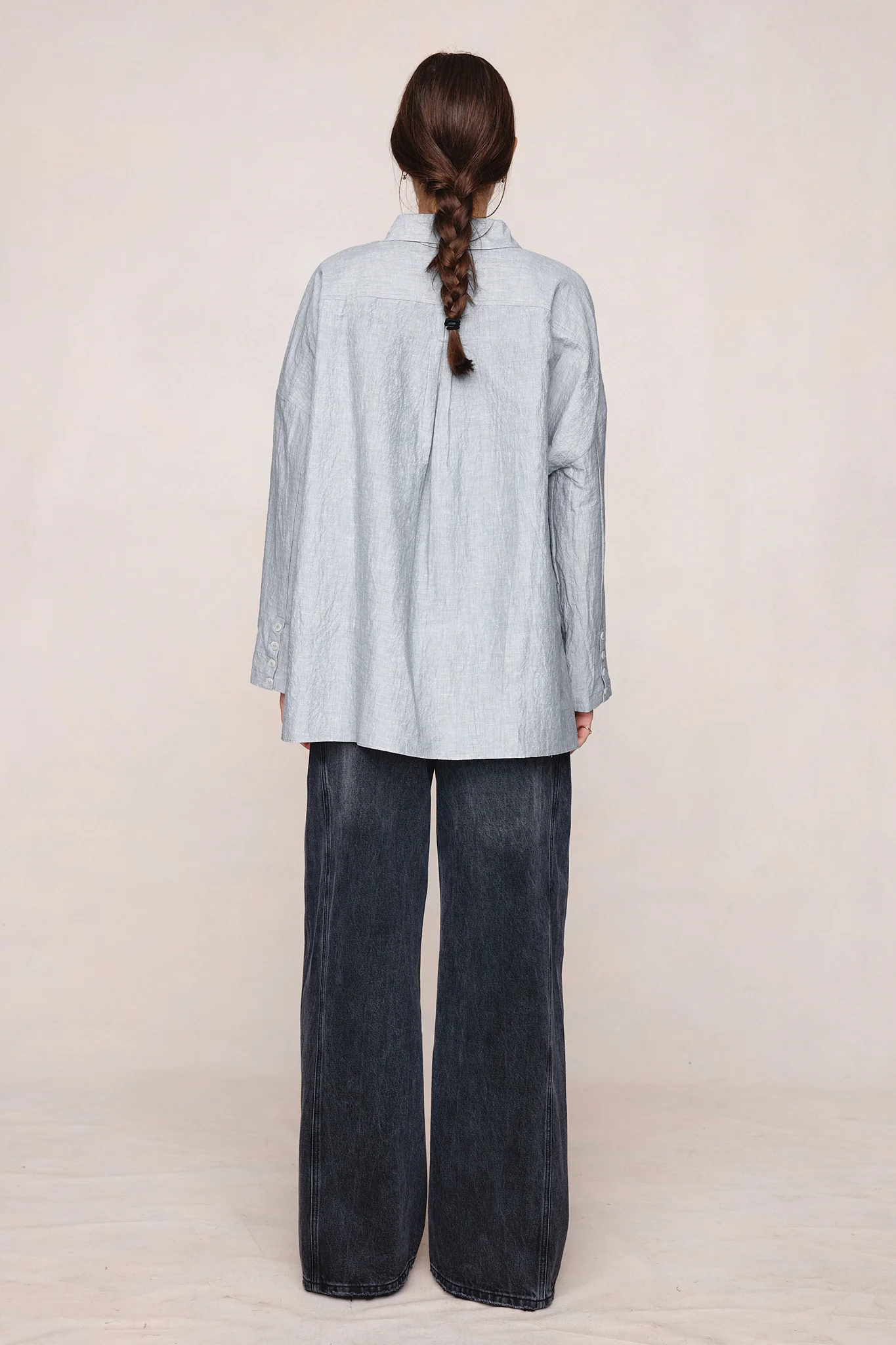 FREDDY SHIRT - CHARCOAL STRIPE - Image 6