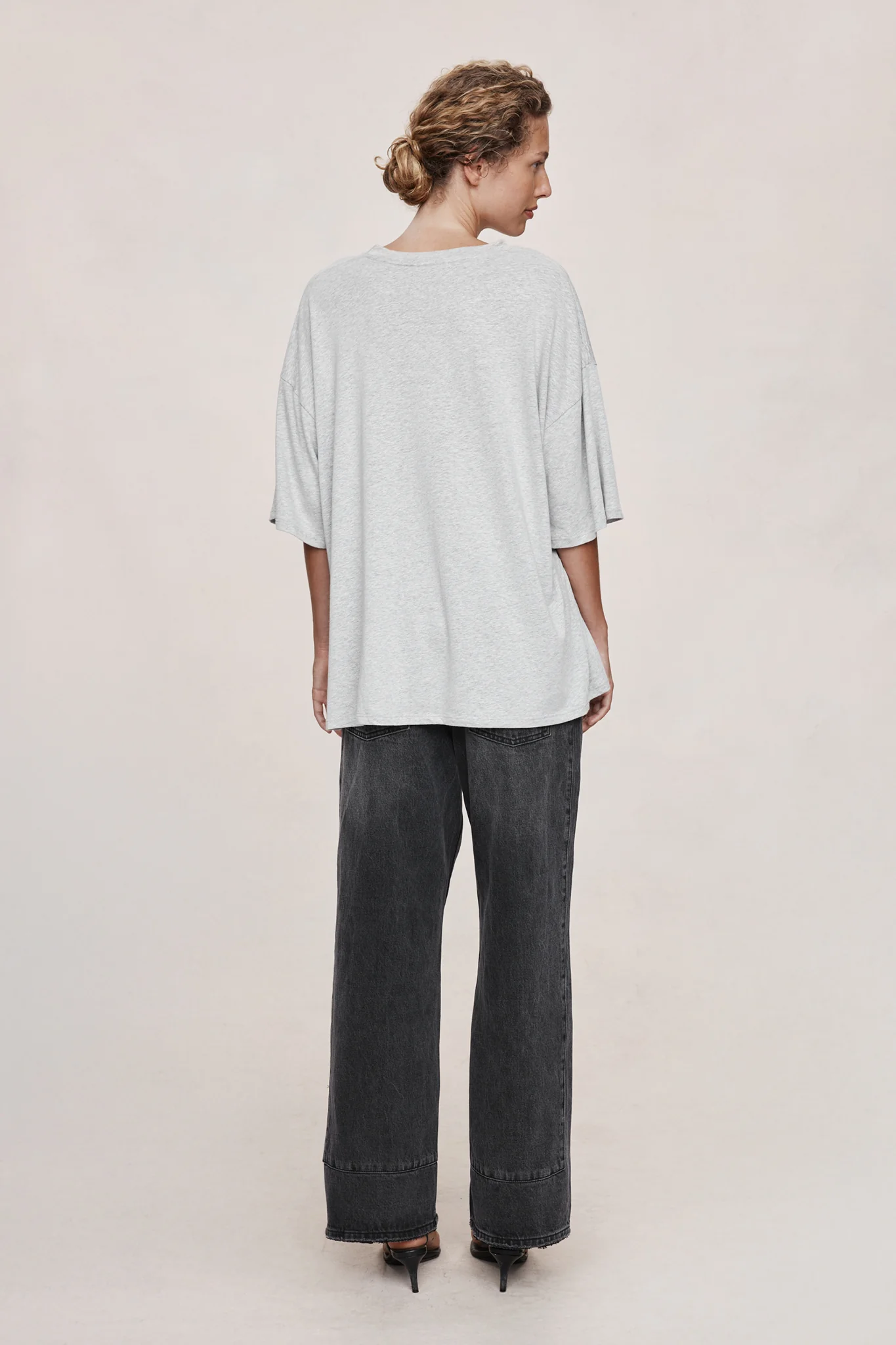 HELE TEE - GREY MARLE - Image 5