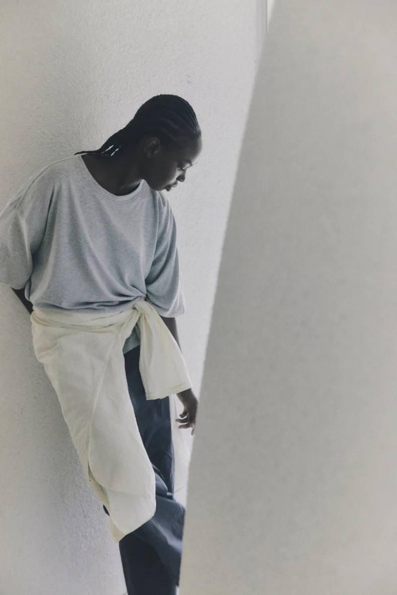 HELE TEE - GREY MARLE - Image 6