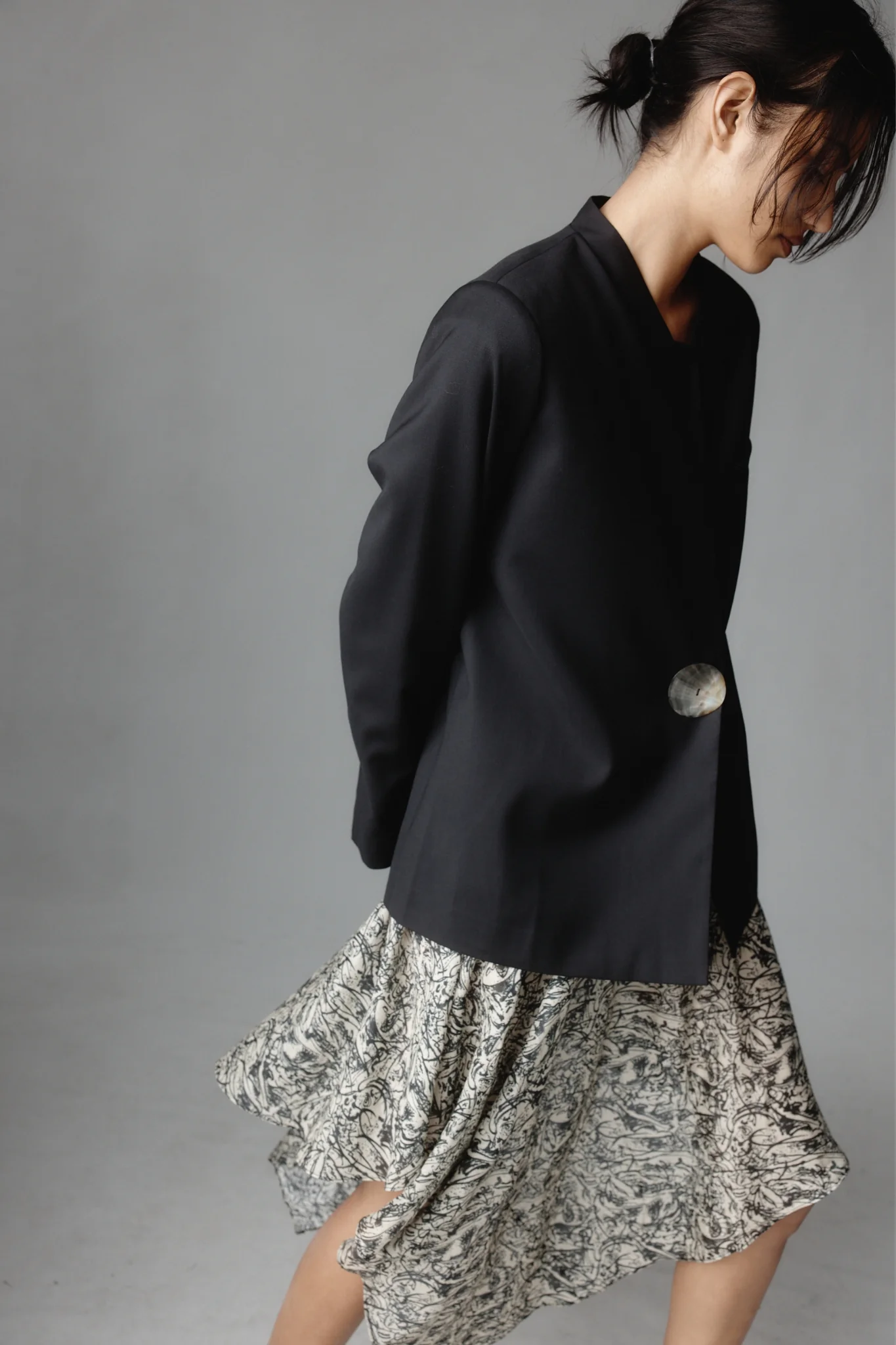 INEZ SKIRT - ECHO PRINT - Image 5