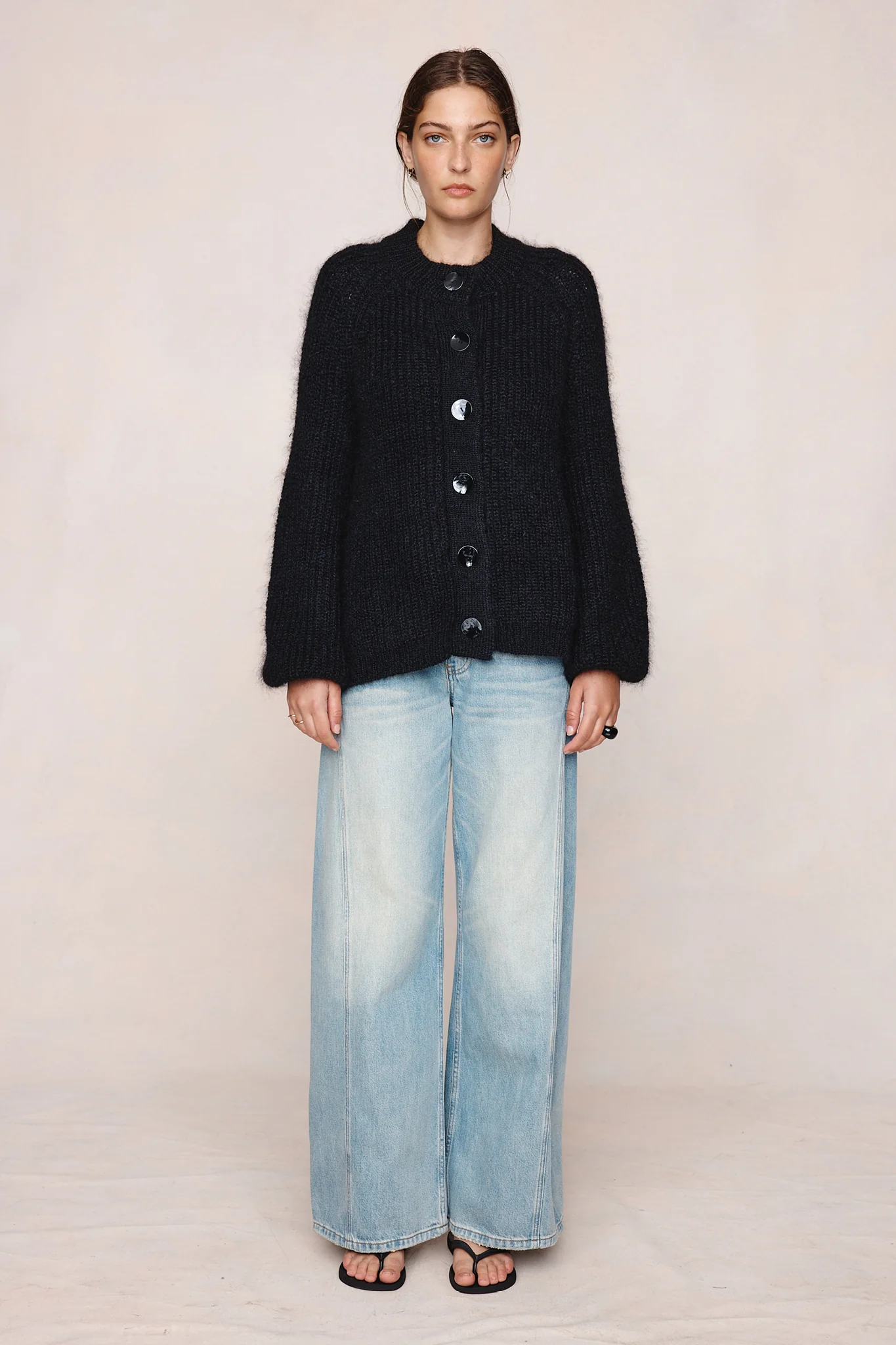 JASPER CARDIGAN - BLACK - Image 2