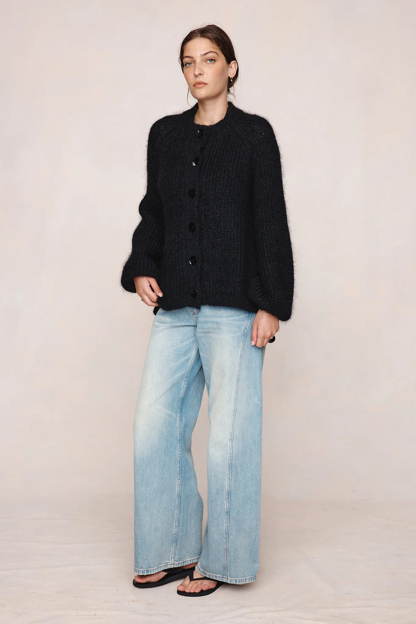 JASPER CARDIGAN - BLACK - Image 4