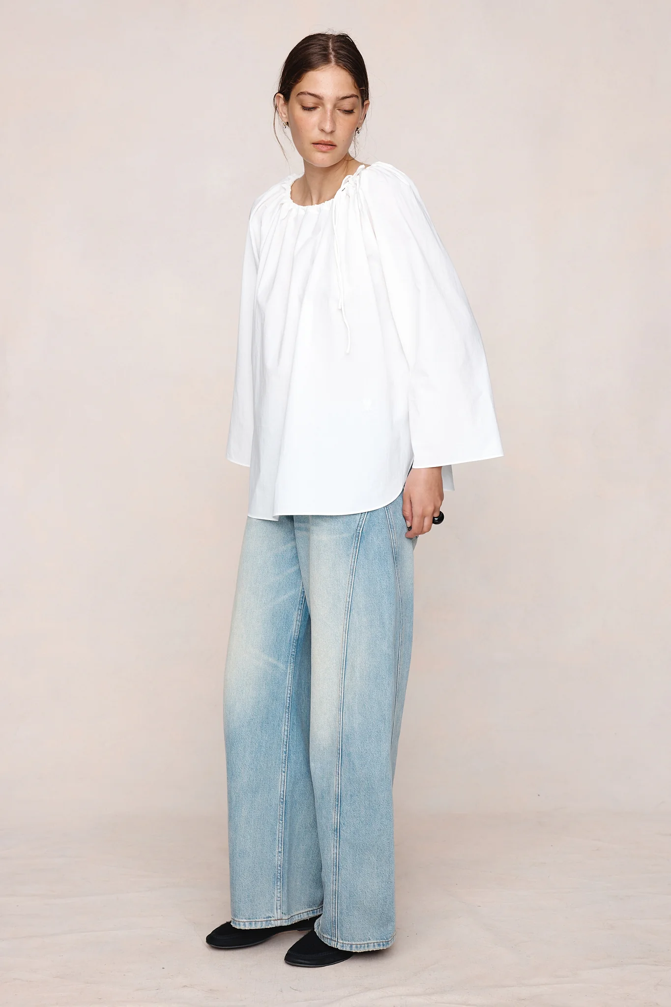 KASIA TOP - IVORY COTTON - Image 3