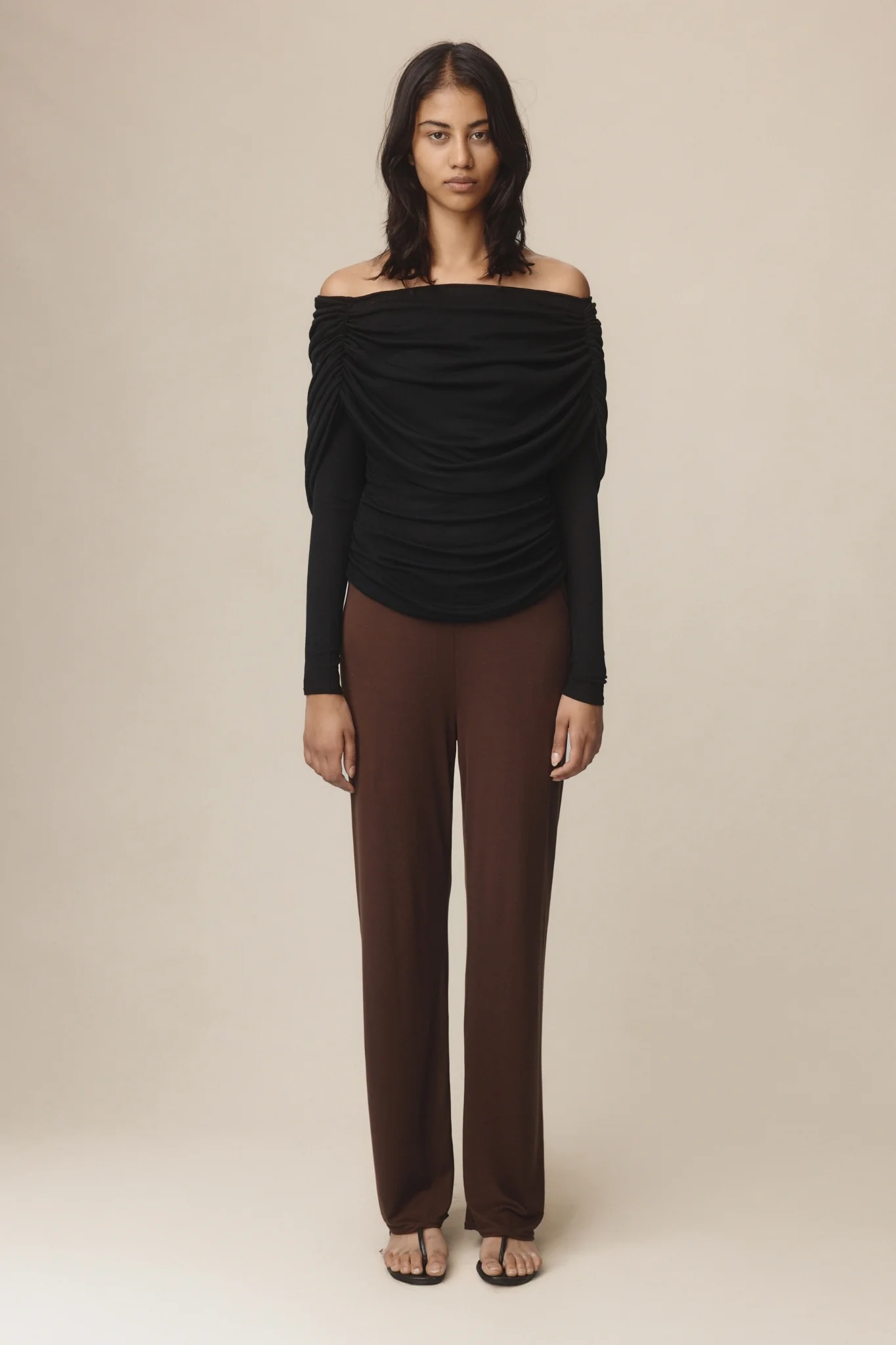 NINA TOP - BLACK - Image 2
