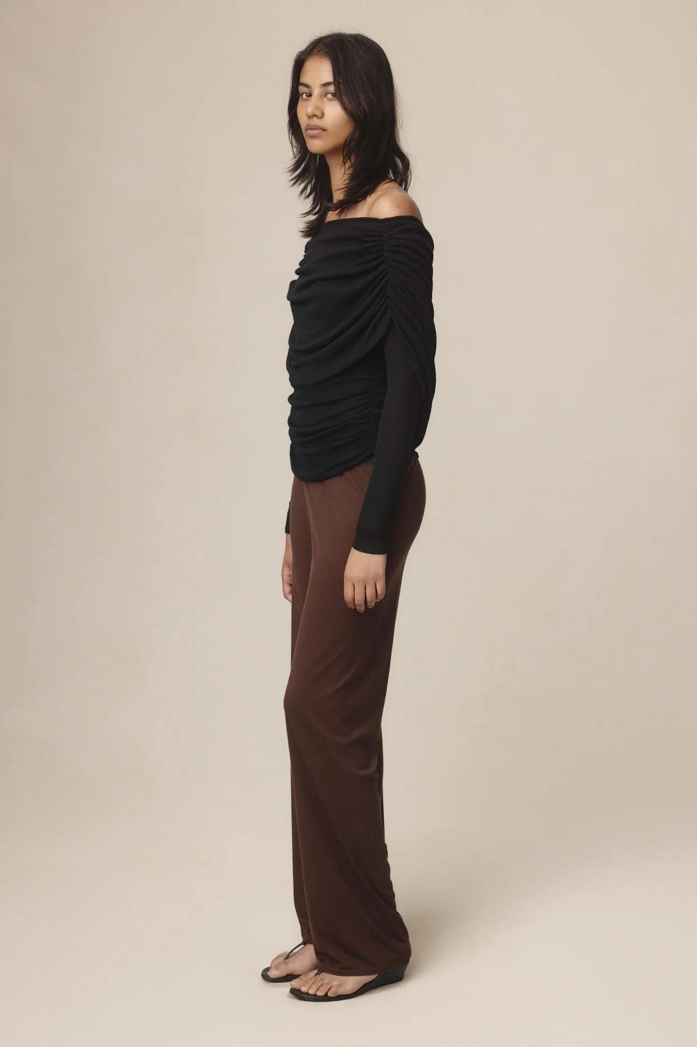 NINA TOP - BLACK - Image 3