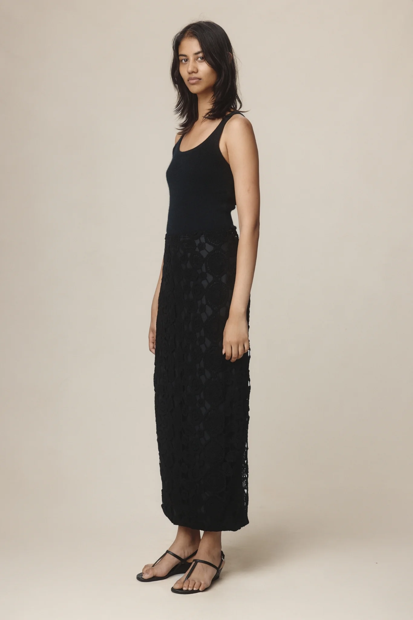PIERRE SKIRT - BLACK - Image 3