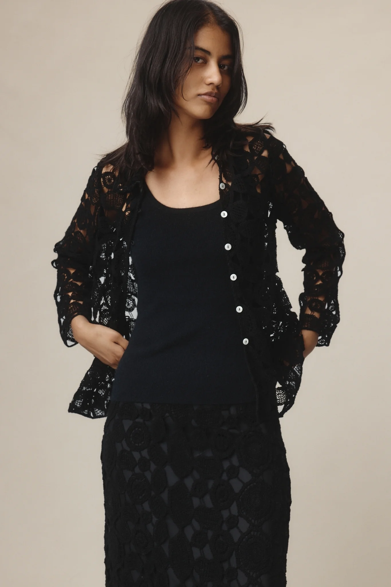 PIERRE TOP - BLACK