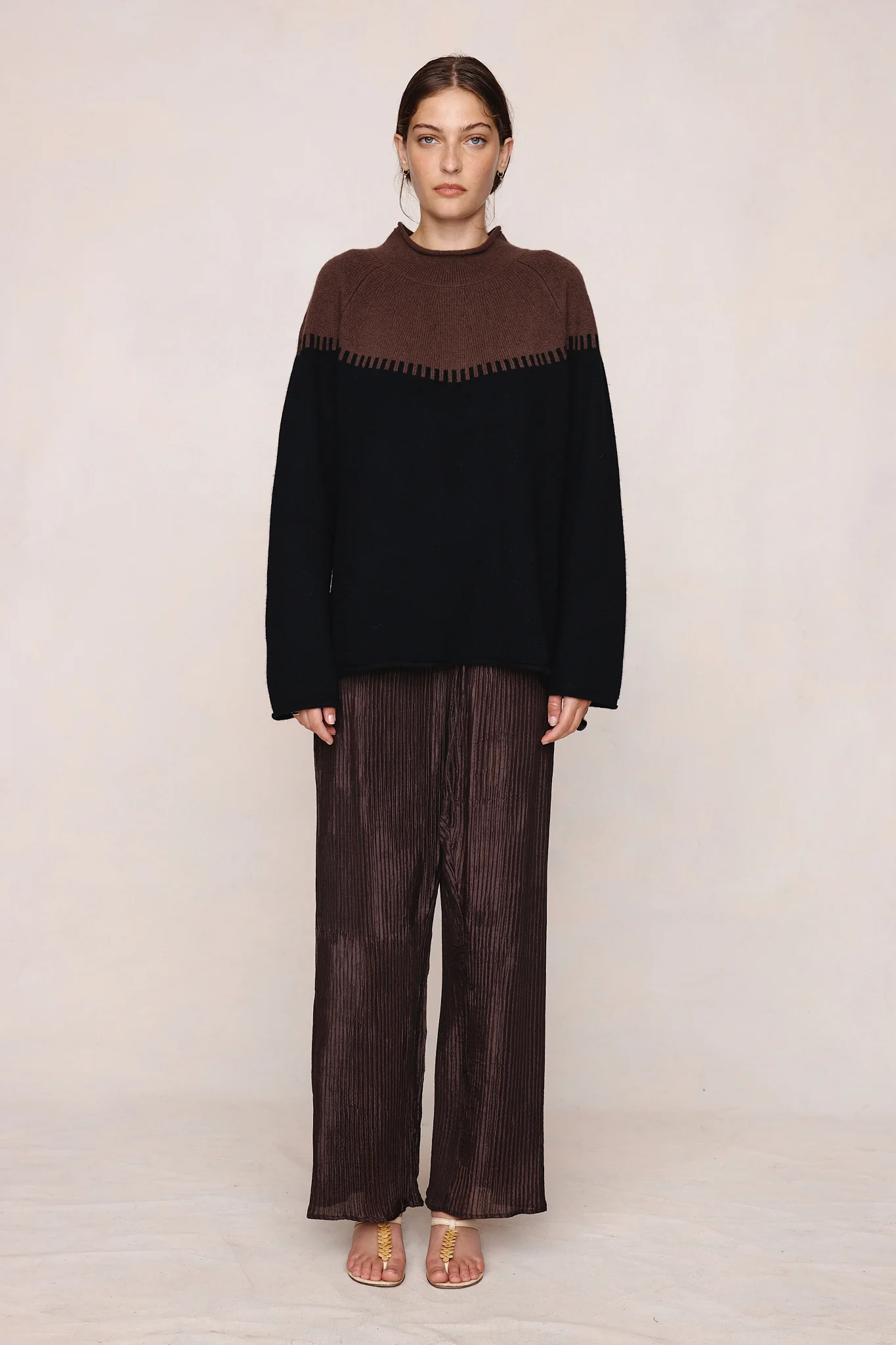RODIN JUMPER - CAROB / BLACK - Image 2