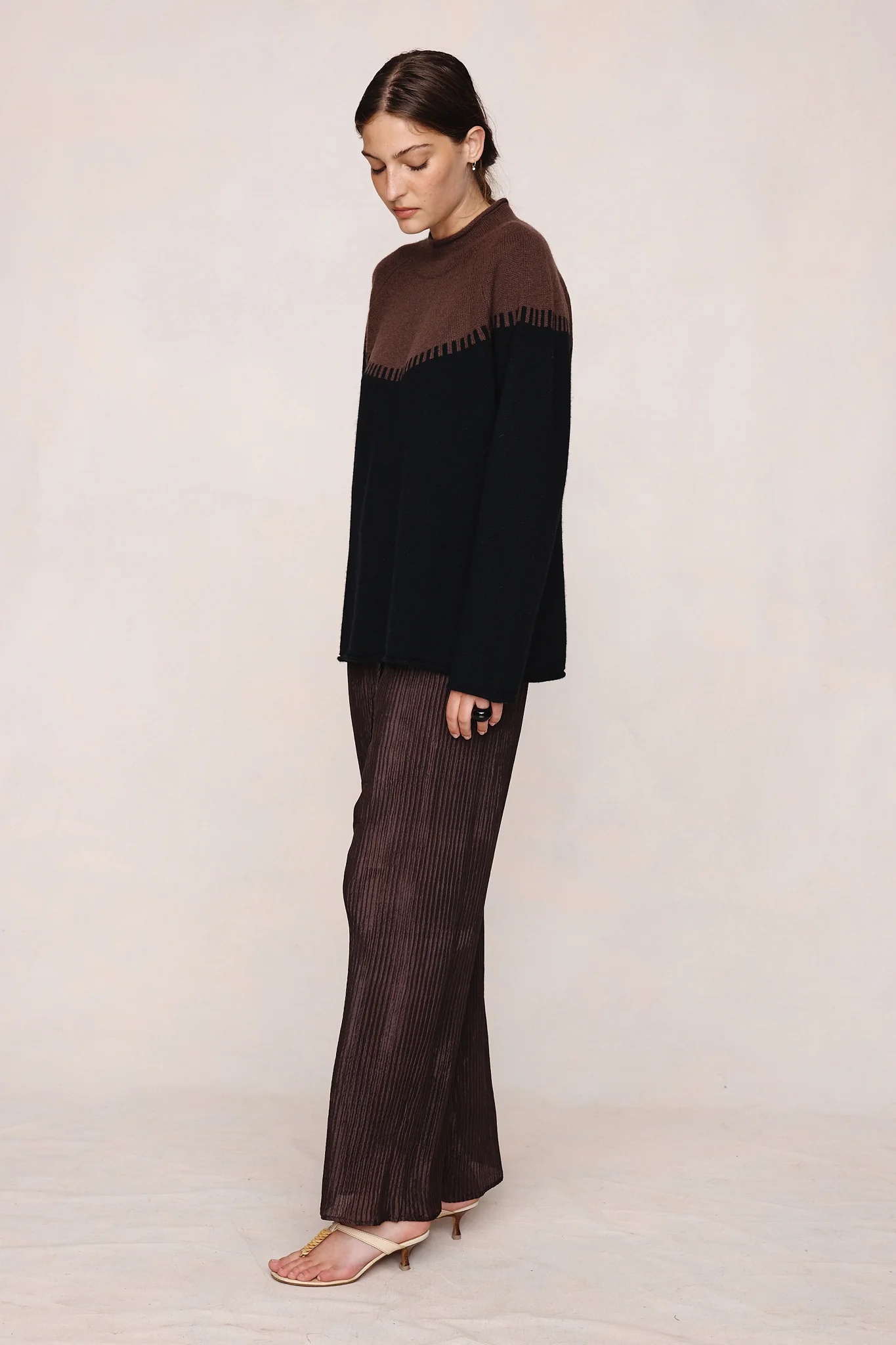 RODIN JUMPER - CAROB / BLACK - Image 3