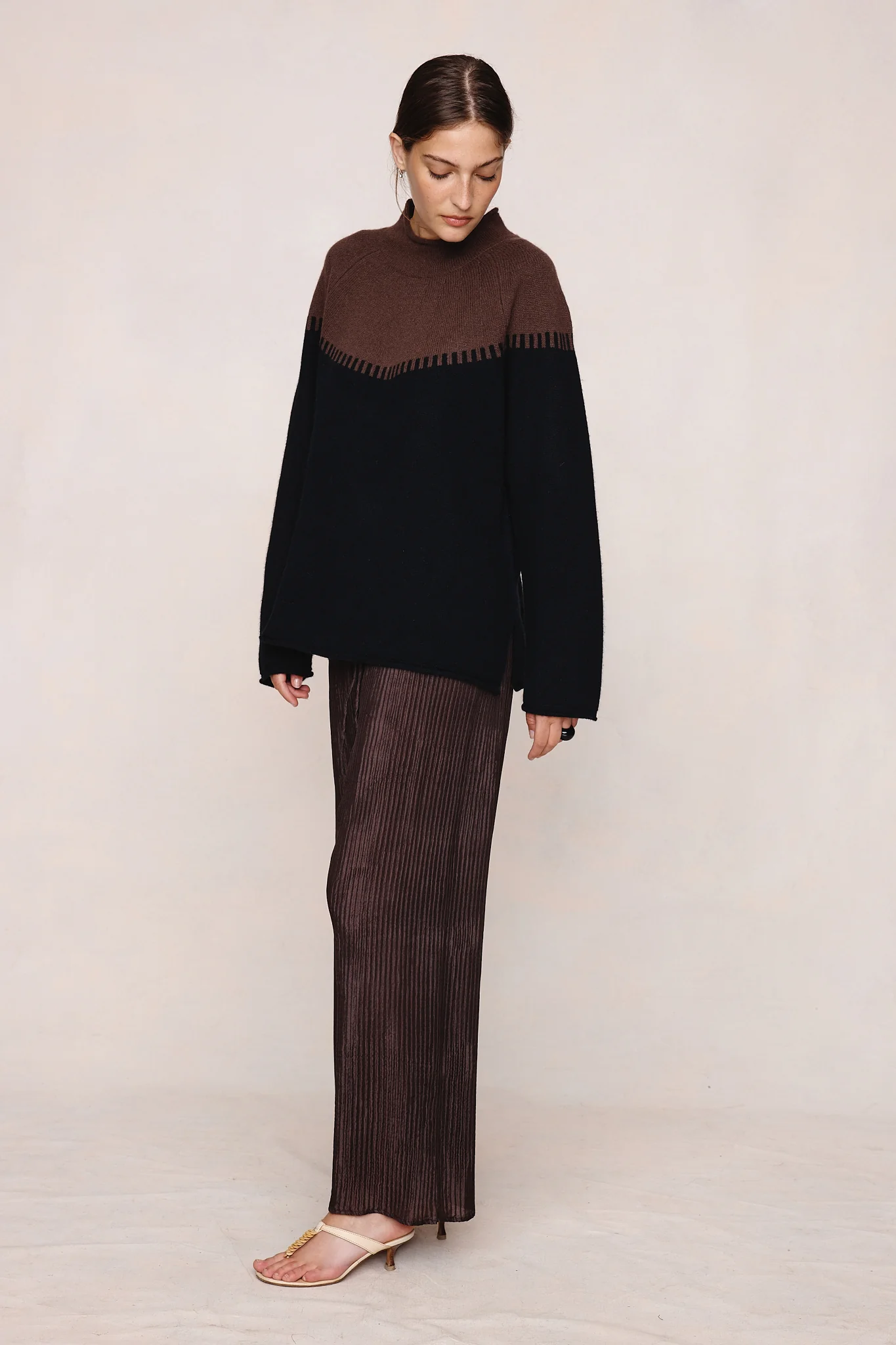 RODIN JUMPER - CAROB / BLACK - Image 4