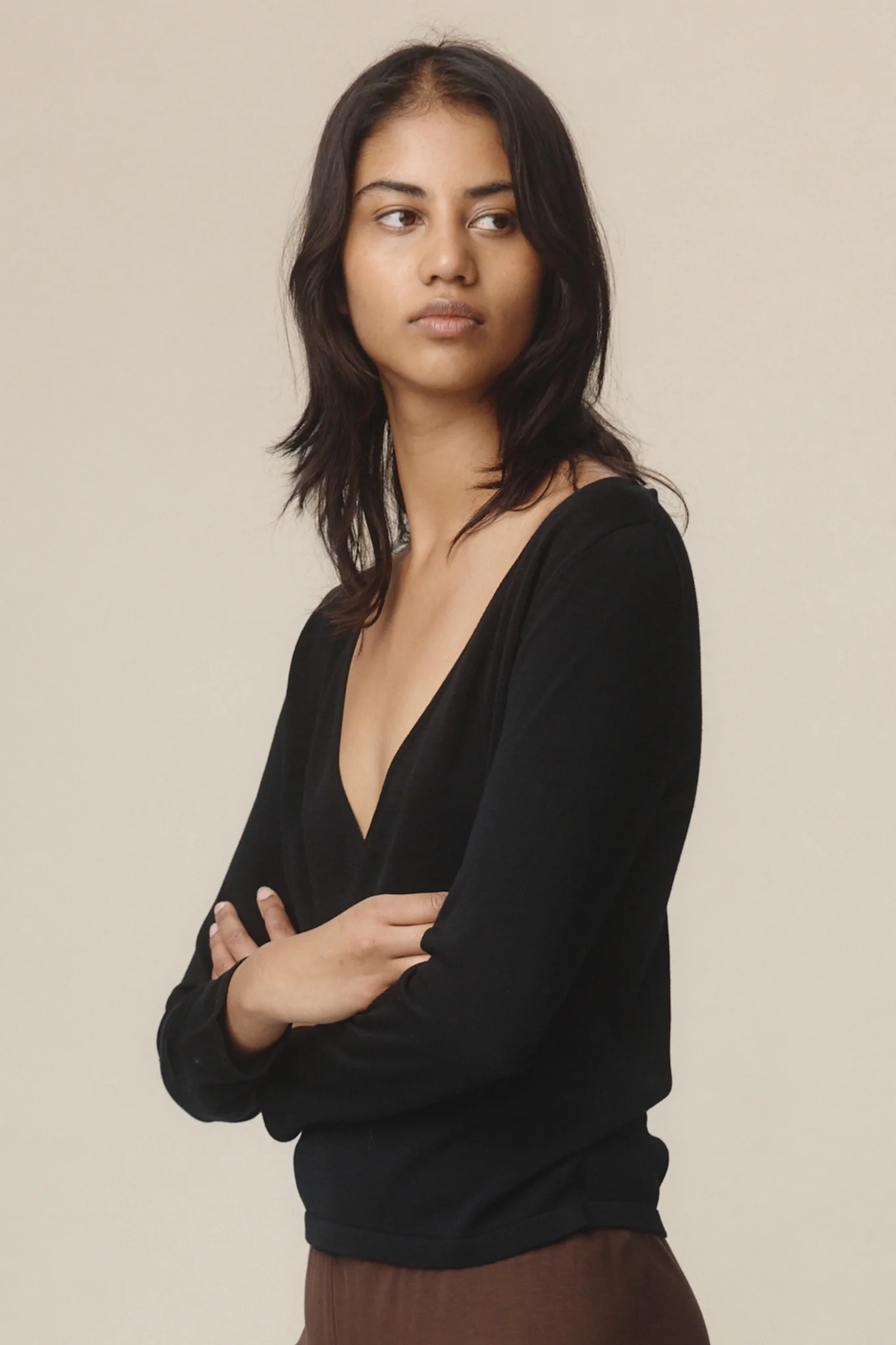 VICTORIA TOP - BLACK