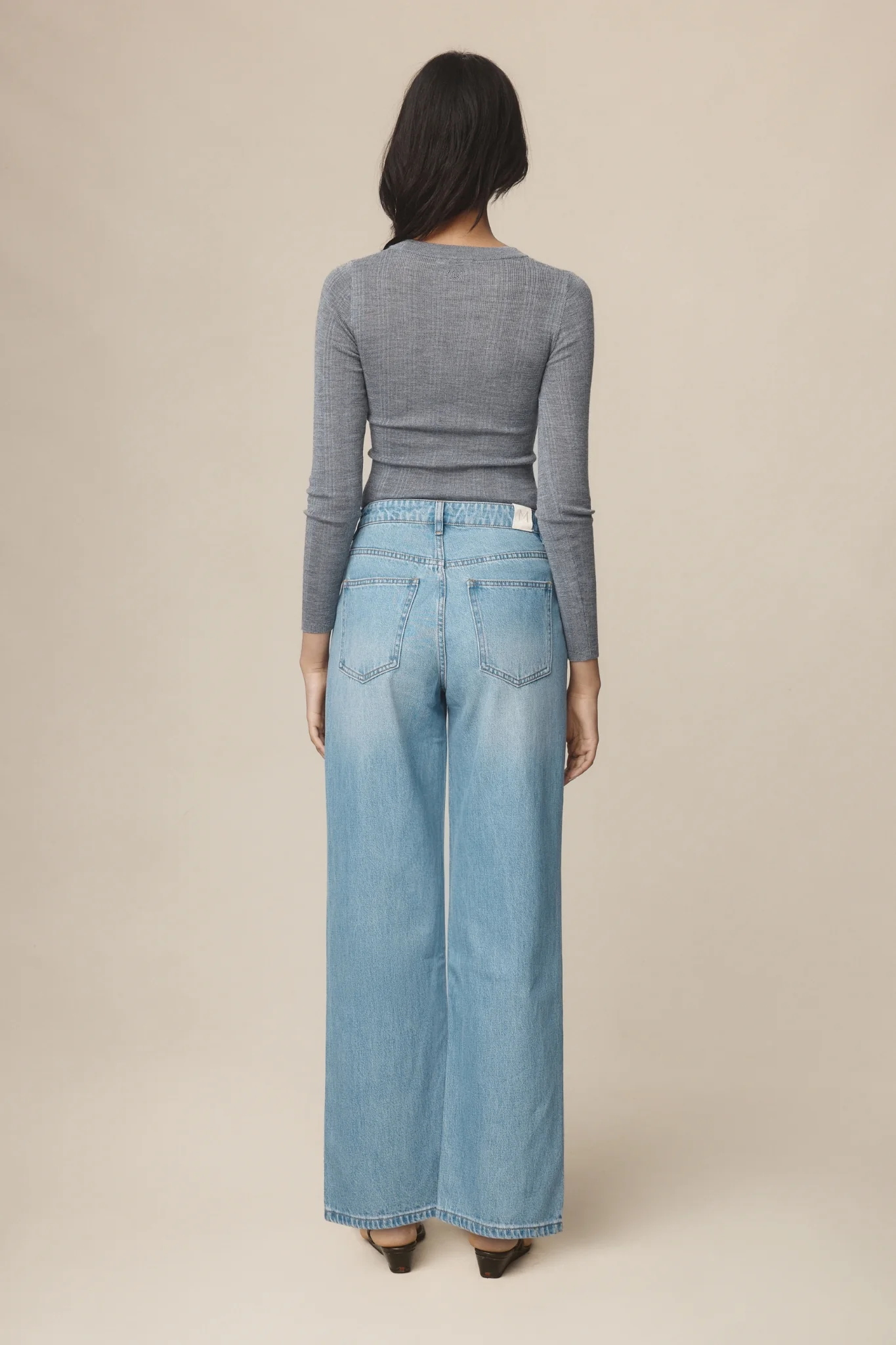 WIDE LEG JEAN - CLASSIC WASH - Image 5